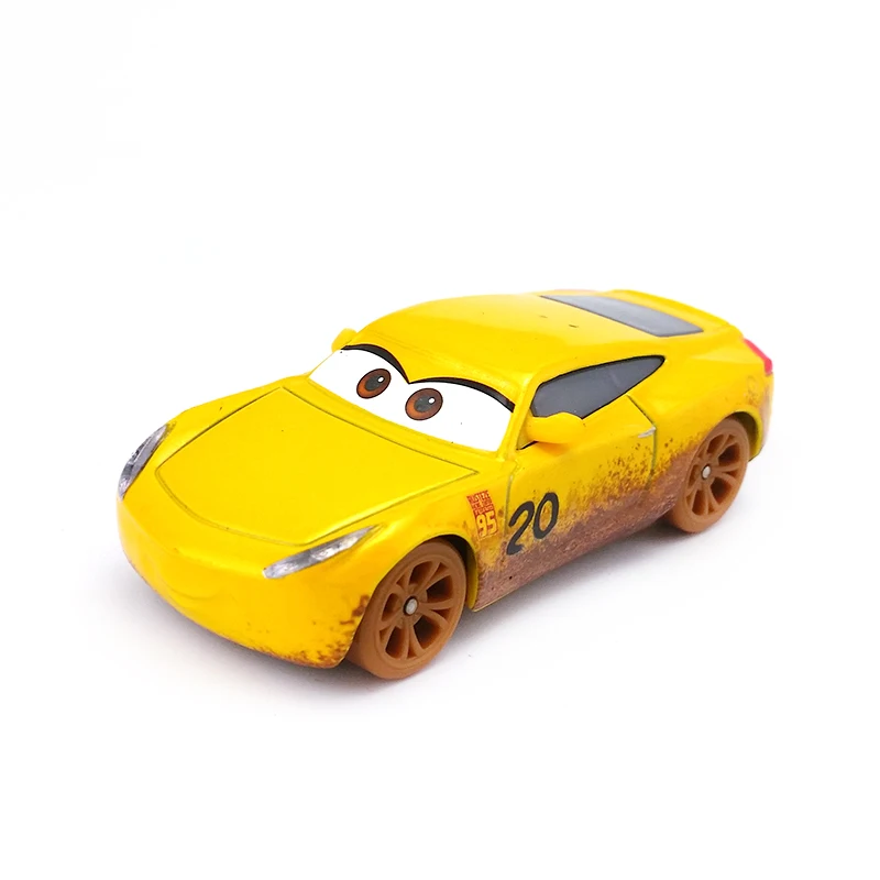 Disney Pixar тачки 3 No.15 глина McQueen земля желтая Круз мисс фриктер тормоз вечерние ция