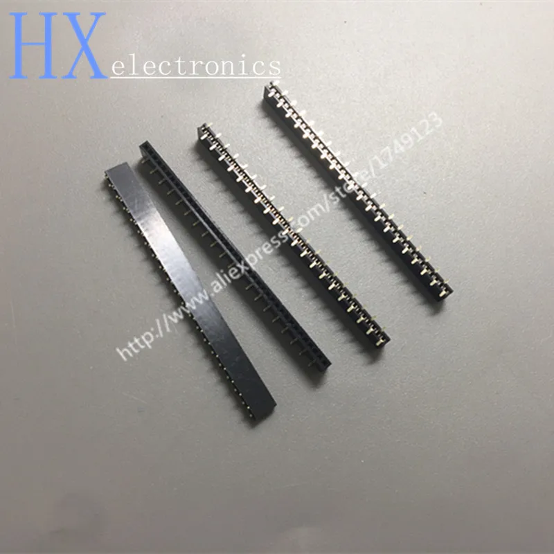 Разъем штырьковый Однорядный SMD 1 27 мм 40P 5 шт.|row pin header|row pinrow header |