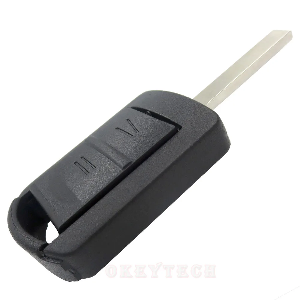 Чехол для автомобильного ключа с 2 кнопками чехол Opel Vauxhall Corsa vectra c astra h Meriva omega zafira