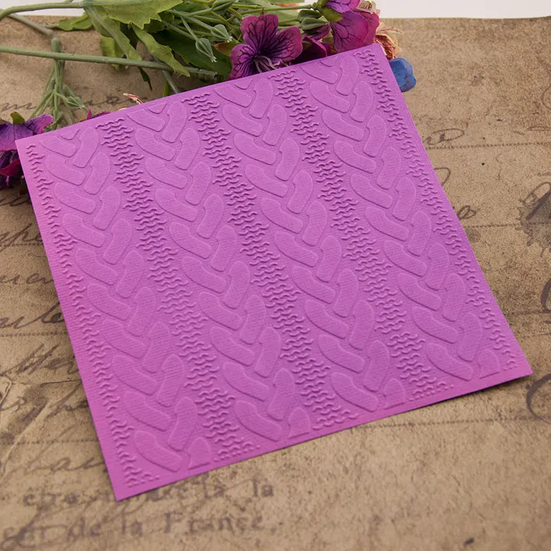 Пересекающиеся трафареты для рельефной папки самостоятельного скрапбукинга