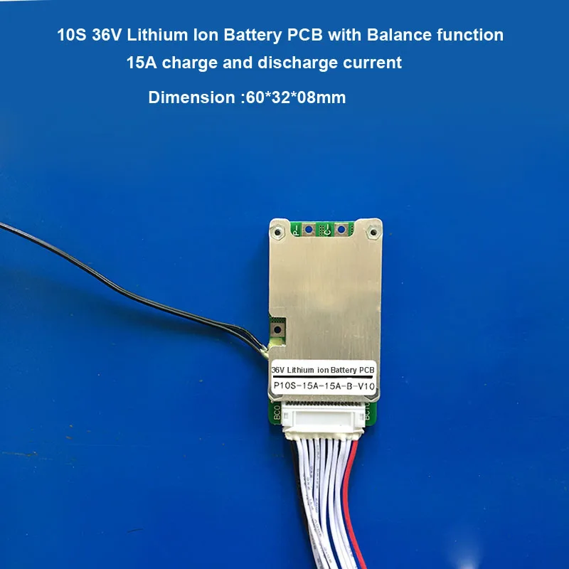 Литий ионная аккумуляторная печатная плата 10S 36V BMS для велосипедной батареи|board