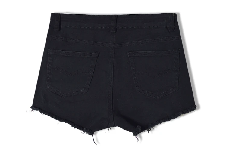 Шорты женские джинсовые с дырками повседневные свободные короткие штаны из