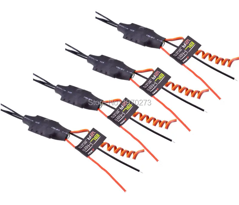 

4 шт. BLHeli прошивка 12A Бесщеточный Регулятор скорости ESC w/ 1A 5V BEC для квадрокоптера QAV250
