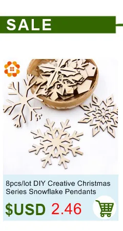1 шт. круглые деревянные с колокольчиком DIY креативные Рождественские Подвески, украшения из дерева, рождественские украшения, вечерние украшения для дома