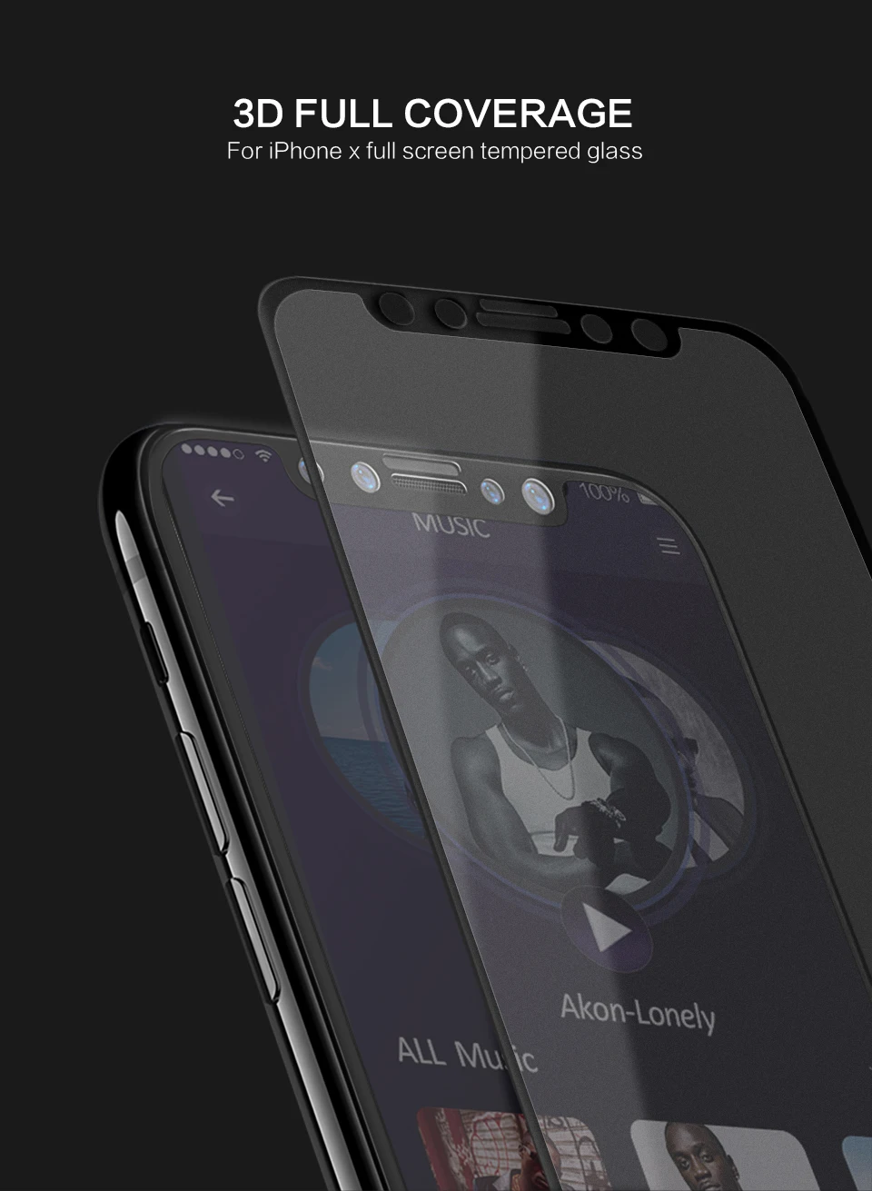 PZOZ для apple iphone x закаленное стекло полное покрытие 5D edge iphone x пленка для iphone 10 защита экрана матовая упаковка стекла 5D посылка
