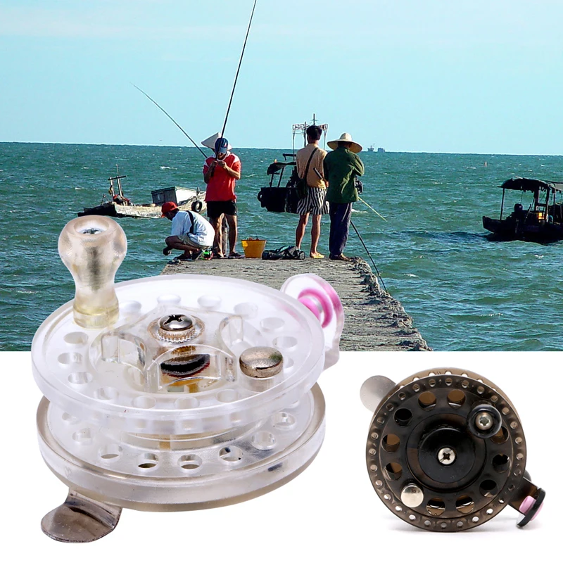 Пластиковые катушки для подледной рыбалки рыболовные снасти круглые колеса