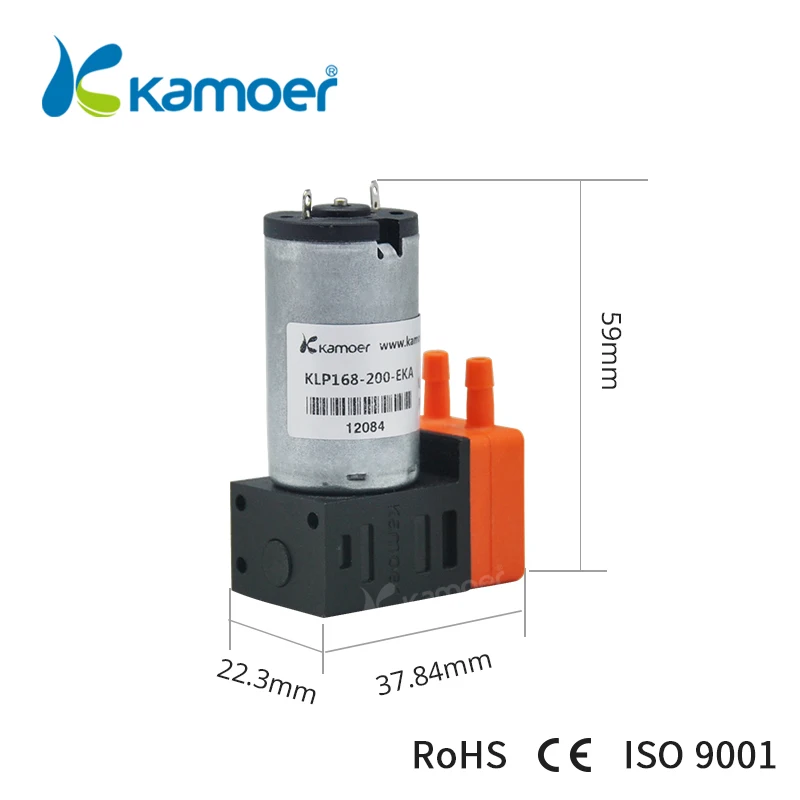 Kamoer KLP168 мини мембранный насос/чернильный насос с щеткой двигатель постоянного тока микро жидкостный насос низкий расход и низкий уровень шума