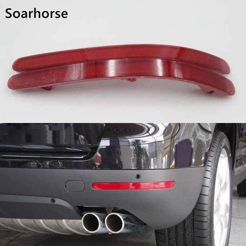 Soarhorse для Volkswagen Touareg 2002-2010 задний бампер Красный отражатель светильник 7L6945106A 7L6945105A