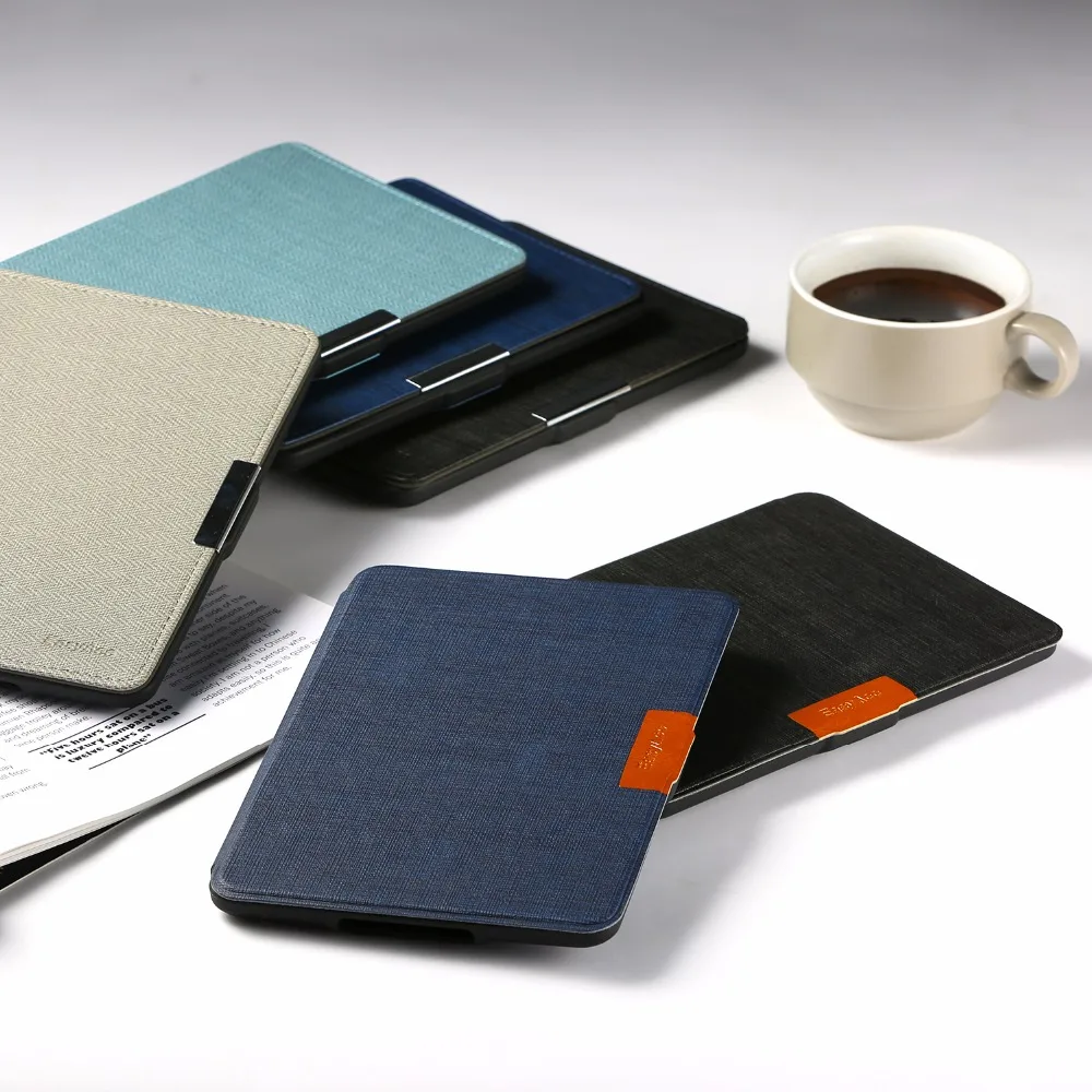 Для Amazon Kindle Paperwhite 1 2 3 чехол для электронной книги 2015 Магнитный ТПУ кожаный смарт