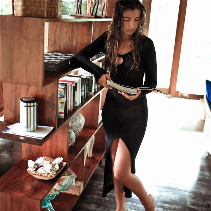 

Newly Summer Women Sexy Lace Bikini Cover Ups Dress Swimwear Women Swimsuit Bathing Cover Up Beach Dress