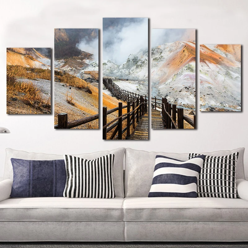 

DIY diamond embroidery full square/round 5 Piece Kit Painting Landscape diamond painting cross stitch Canvas Painting