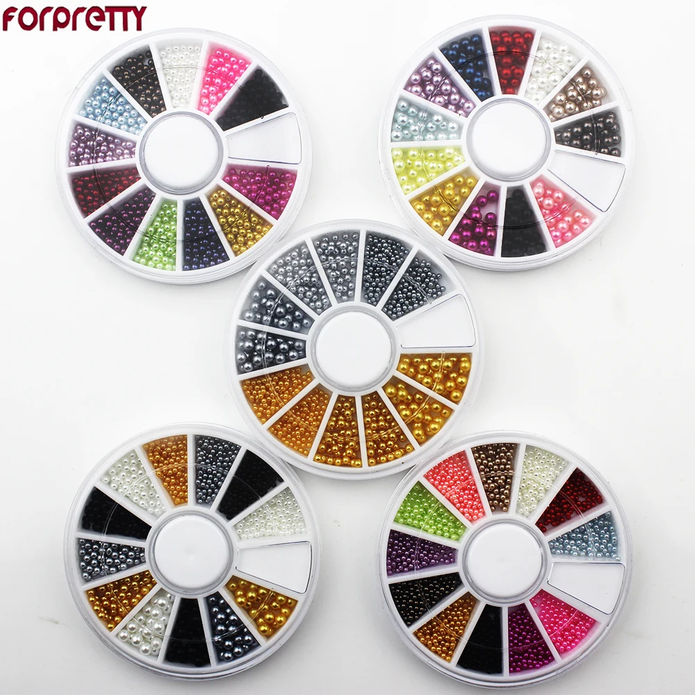 Украшения для дизайна ногтей аксессуары украшения ювелирных изделий Nailart Abs pearl
