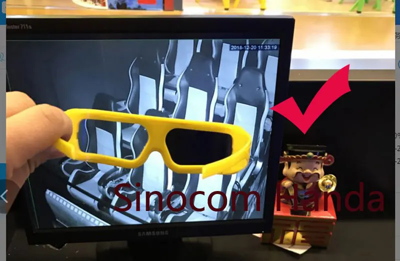 100 шт пластиковая Желтая оправа IMAX 3d очки поляризационные линейные 3d очки для 3D фильмов 45/135 градусов 3d очки для кинотеатра