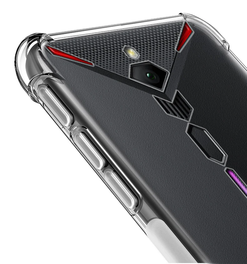Чехол для zte nubia Red Magic 3 3 S, сверхпрочный защитный мягкий прозрачный чехол из ТПУ для zte nubia Red Magic 3 NX629J NX619J 6,65"