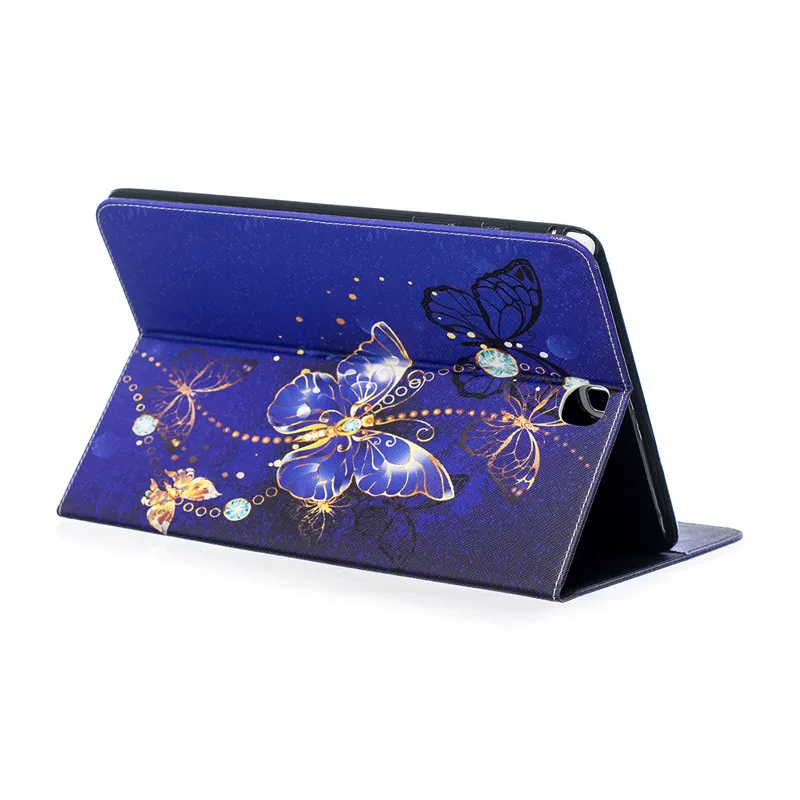 Принт чехол из искусственной кожи с защелкой для Samsung Galaxy Tab A 9,7 T550 T555 умный чехол Funda для Samsung Galaxy Tab A SM-T550 чехол Capa