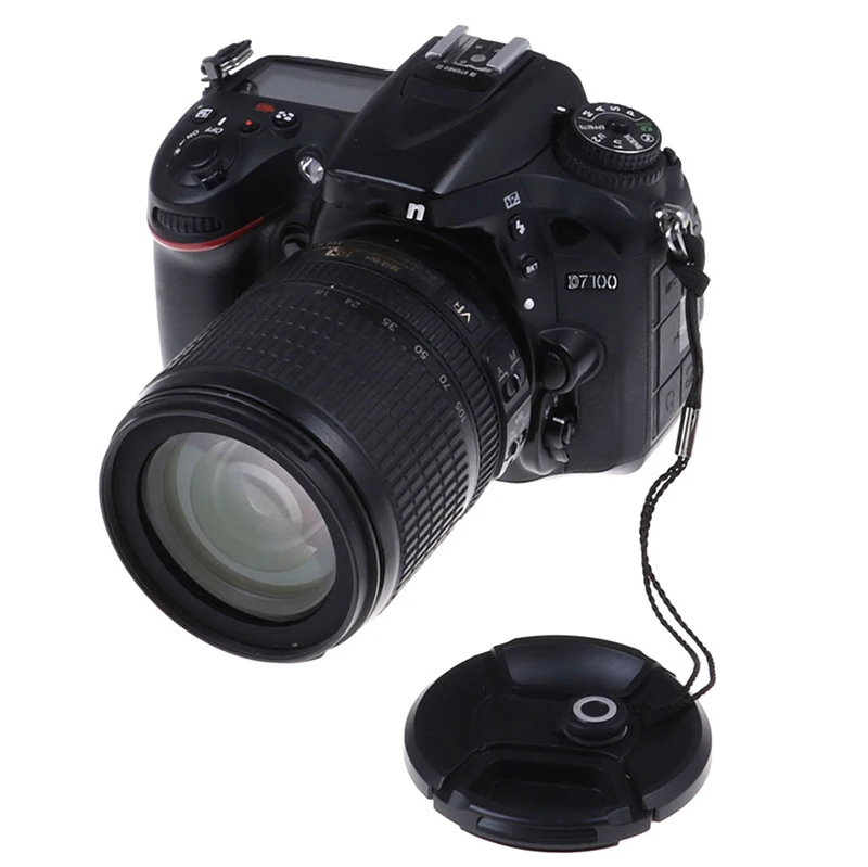 2 шт. Крышка Объектива DSLR держатель крышки ремешок шнур поводок для цифровой