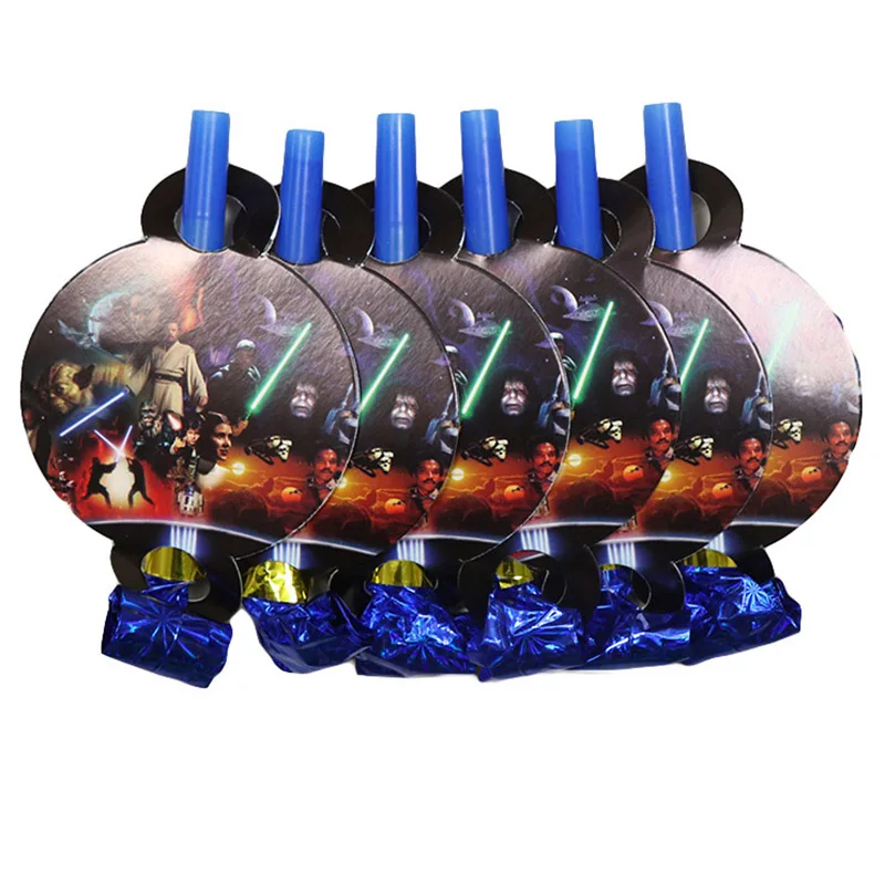 Blowout -6pcs 1 компл. Мультфильм тема из Звездных Войн одноразовая посуда набор тарелок салфетки баннер день рождения коробка для конфет Baby Shower вечерние принадлежности для декора - Цвет: Blowout -6pcs