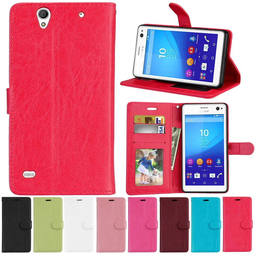 Для sony Xperia C4 Dual E5333 E5306 E5303 E5353 E5343 E5363 чехол для sony Xperia C4 кошелек Флип из искусственной кожи чехол для телефона s