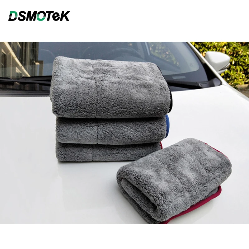 Полотенце из микрофибры для мытья автомобиля мягкое 42 х48 см 3 шт.