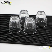 3 size 4 color rectangle rubber table cup mat kitchen pvc mat pad for bar cocktail barware