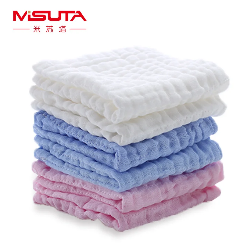 

6pcs/set Baby Cotton Towel Newborn Saliva Bib Soft Hand Towel Kids Washcloth Child Handkerchief 100% Pure Cotton Towel