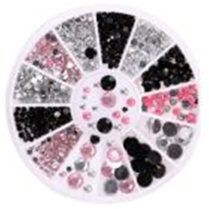 HIINST 3D модные стразы наклейка на ногти водная переводные наклейки палец D #