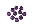 KAISH 10x фиолетовый маленький размер MXR стиль плинтус ручка педали эффектов Латунная вставка