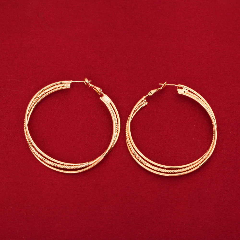 Латунные серьги для женщин Модная бижутерия подарок оптовая продажа Модные