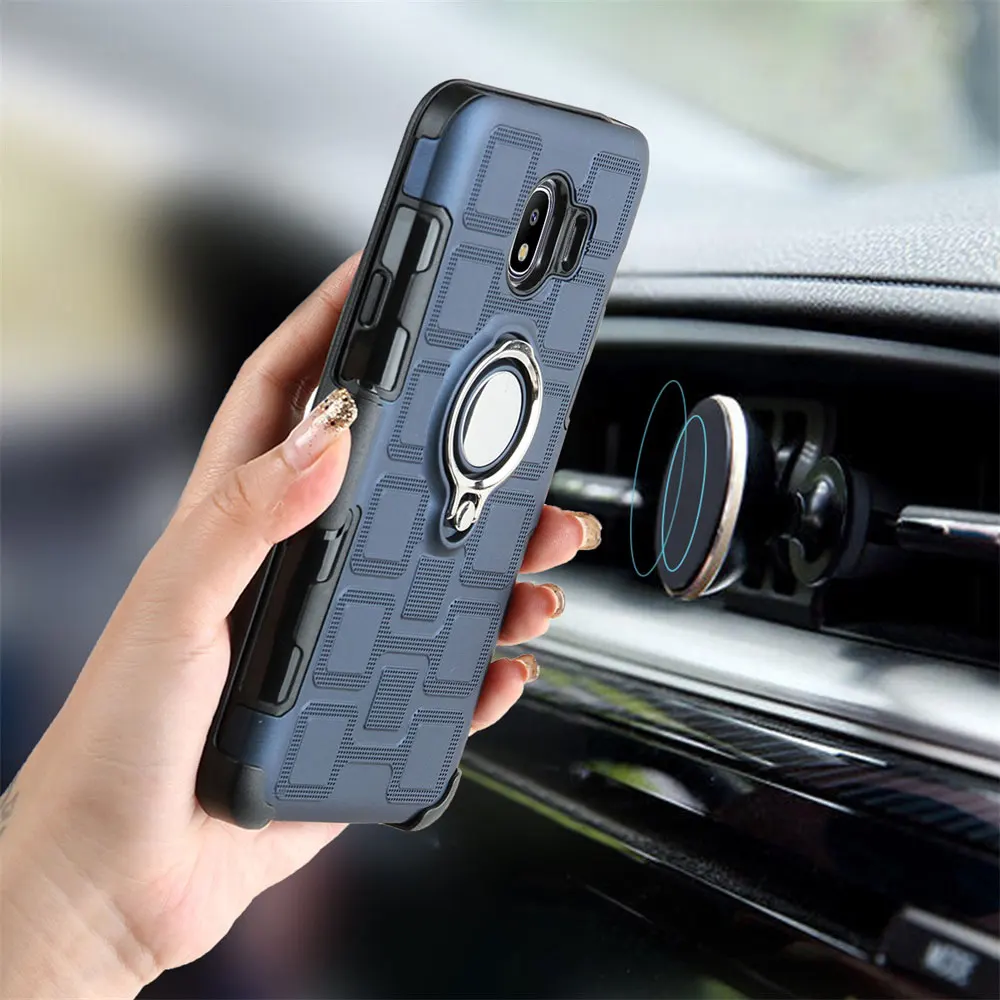 IDOOLS Luxury Hard Case for Samsung galaxy J4 2018 High Quality Armor TPU+TPU Phone Bags Cases j4 Coque |