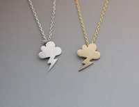 daisies 10pcslot chocker cute storm little cloud lightning necklace women 2015 chocker necklace