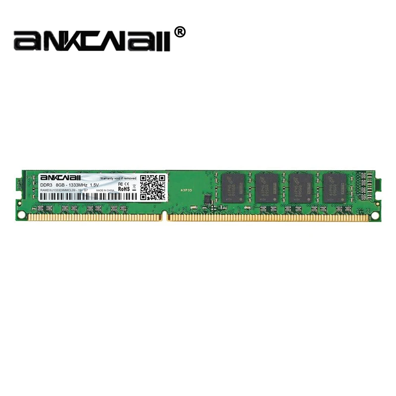 DDR3 ОЗУ 8 Гб (2 шт. x ГБ) 1333 МГц 1600 PC3 10600/12800 для настольной памяти AMD DIMM 1 5 в