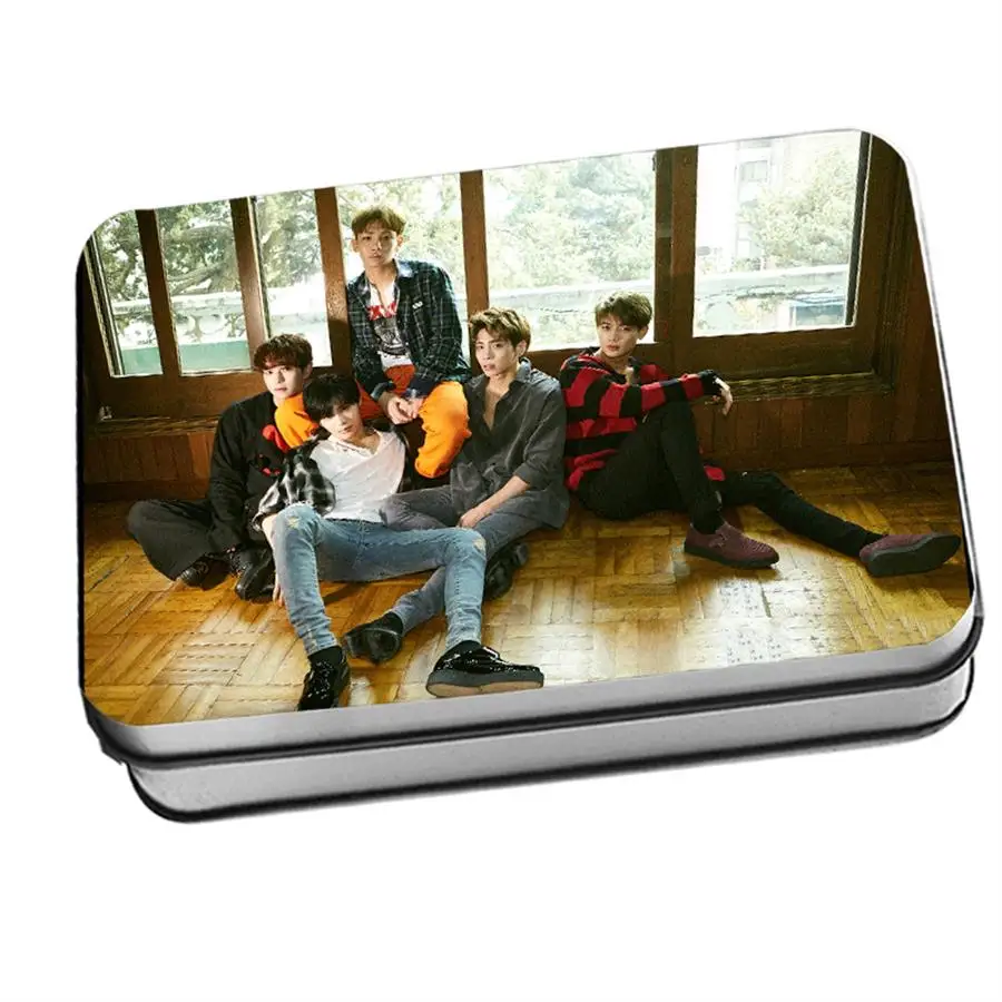Фотоальбом Kpop Shinee 1 и Polaroid Lomo коллективный фотоальбом с металлической коробкой 30
