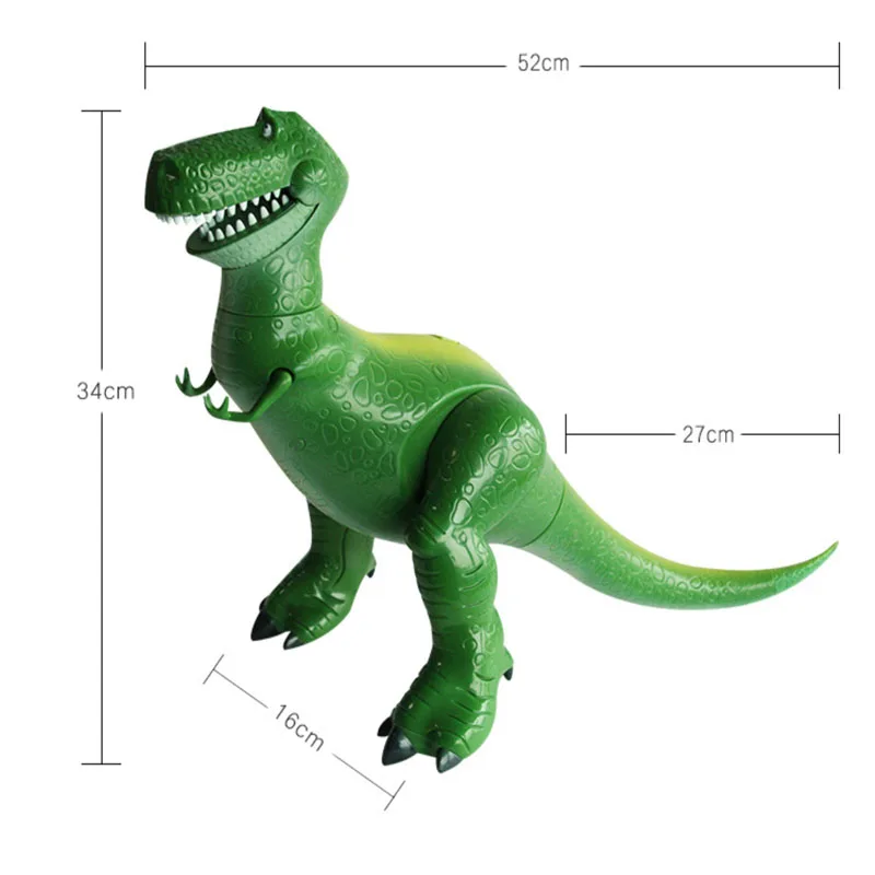 Dinosaur NO Box 43 см История Игрушек 4 говорящая игрушка Вуди Базз фигурки модель игрушки Детский Рождественский подарок - Цвет: Dinosaur NO Box