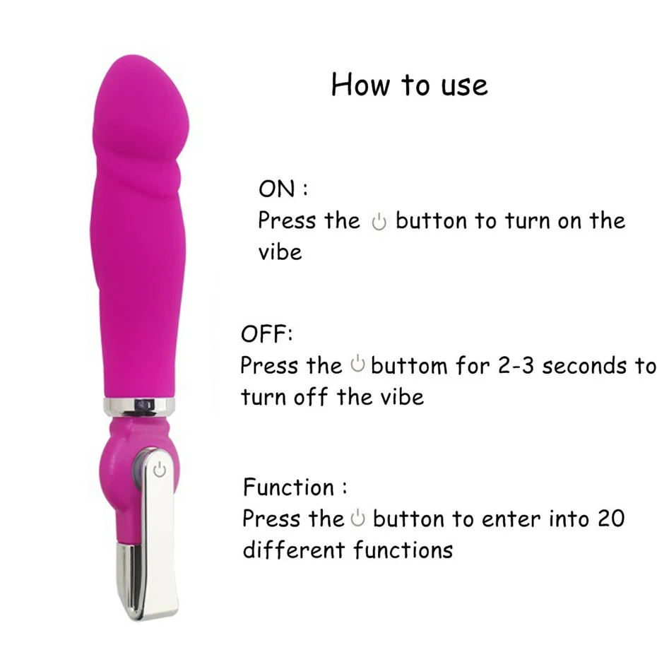 Фаллоимитатор APHRODISIA водонепроницаемый фаллоимитатор с зарядкой от USB 20