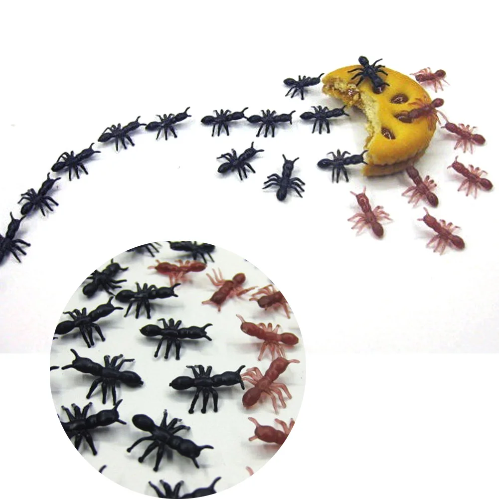 Simulation Plastic Mini Toys Halloween Funny Insect Joking Toy Bug Ant Toy For Children Gifts