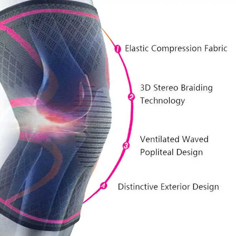 Knee Support Protector Pad Prevent Arthritis Injury High Elastic Kneepad Sports | Спорт и развлечения