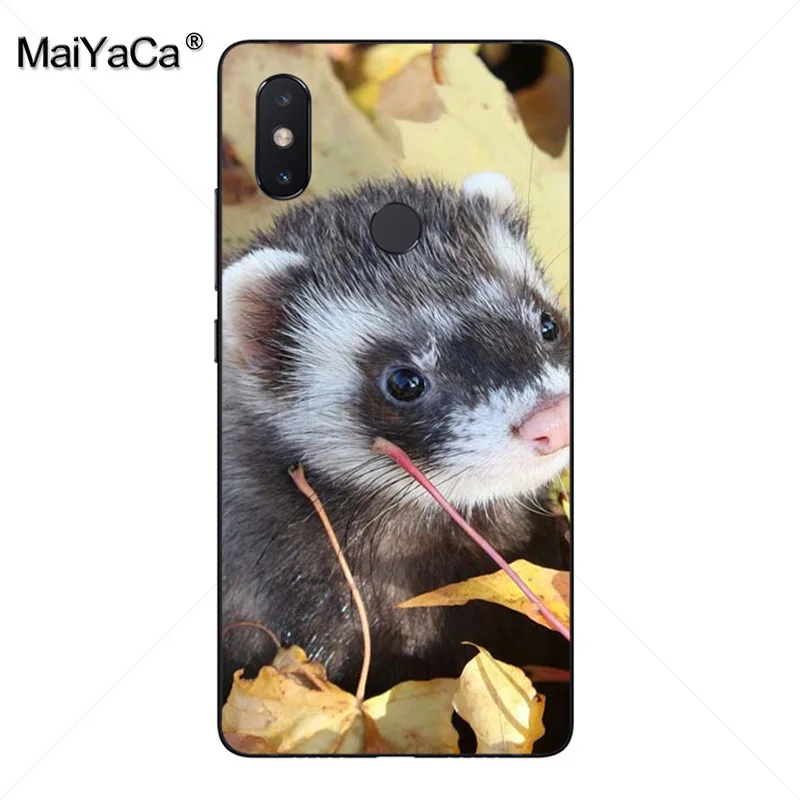 MaiYaCa weasel оригинальный черный ТПУ чехол для телефона xiaomi mi 8se 6 note2 note3 redmi 5 plus note 4