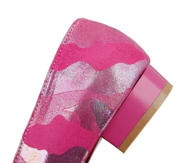 Красивые женские балетки на плоской подошве с камуфляжным принтом Модные туфли