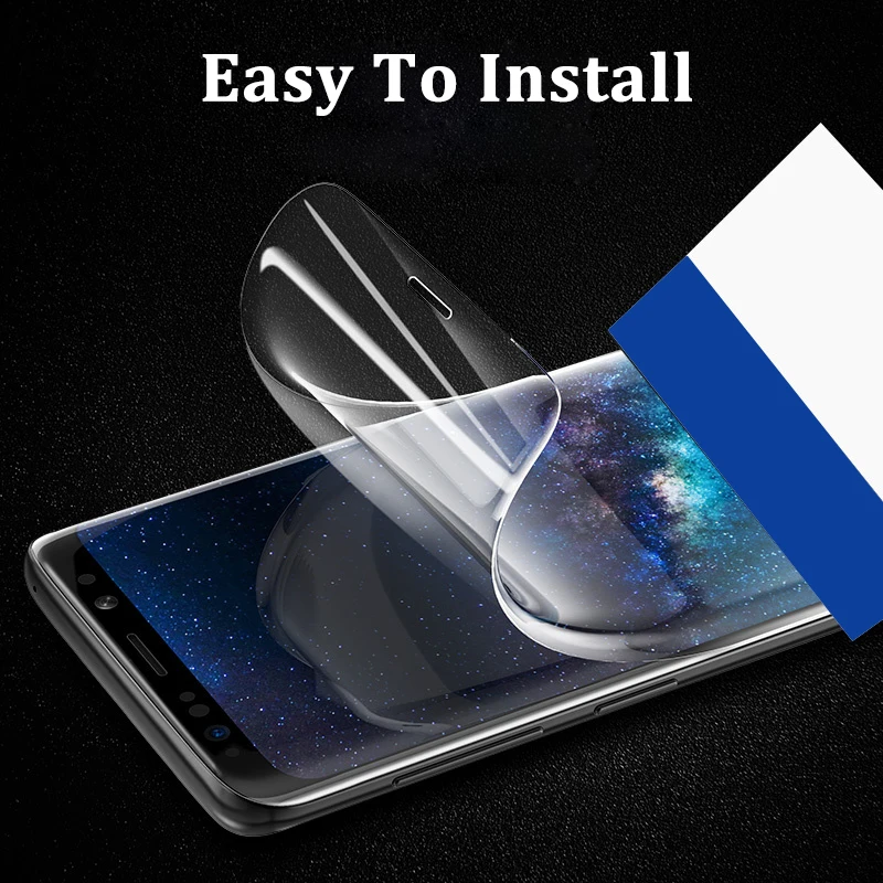 Защитное стекло для Samsung Galaxy S8 стекло защитная пленка из термополиуретана s8plus процессором обработки изображений, galxy s9 s9plus s 8 9 плюс с обмоткой эластичной пленкой