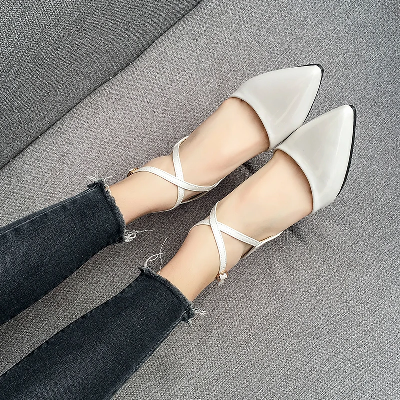 

Womens High Heel Pointed Toe Cross Strap Sandal Shoes Summer White Bridals Sandals Silver Prom Shoes Black Pink Green Red
