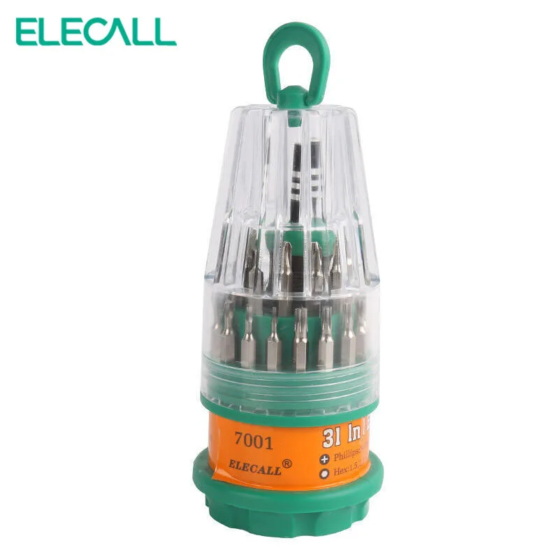 ELECALL новое поступление 31 в 1 точность Набор отверток Мобильный телефон