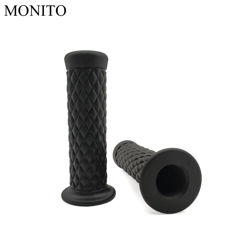 Универсальные 22 мм винтажные резиновые ручки для мотоциклов KAWASAKI GTR1400 мини Z1000SX