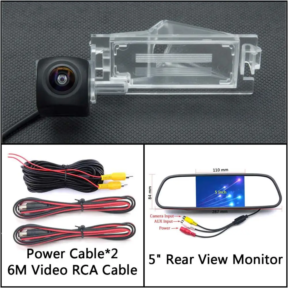 Cam N 5 inch Mirror 175 градусов HD камера заднего вида для Dodge caliber 2007- Большой караван 2008- mk5 путешествие/JC/JCUV автомобильный монитор - Название цвета: Cam N 5 inch Mirror