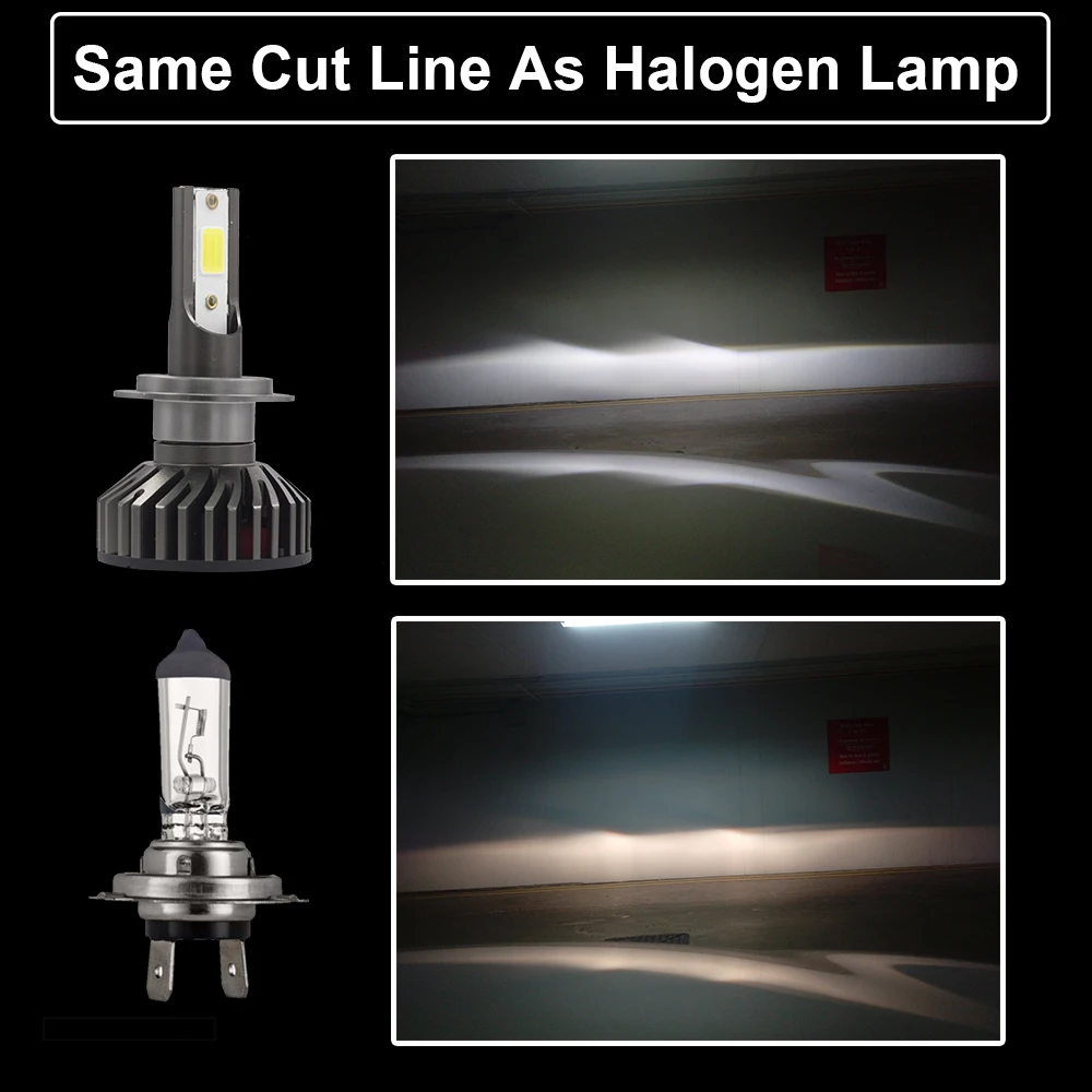 Светодиодные фары YHKOMS H7 led H4 Светодиодная лампа H1 9005 HB3 9006 HB4 H8 H9 H11 4300K 5000K 6500K 8000K 25000K