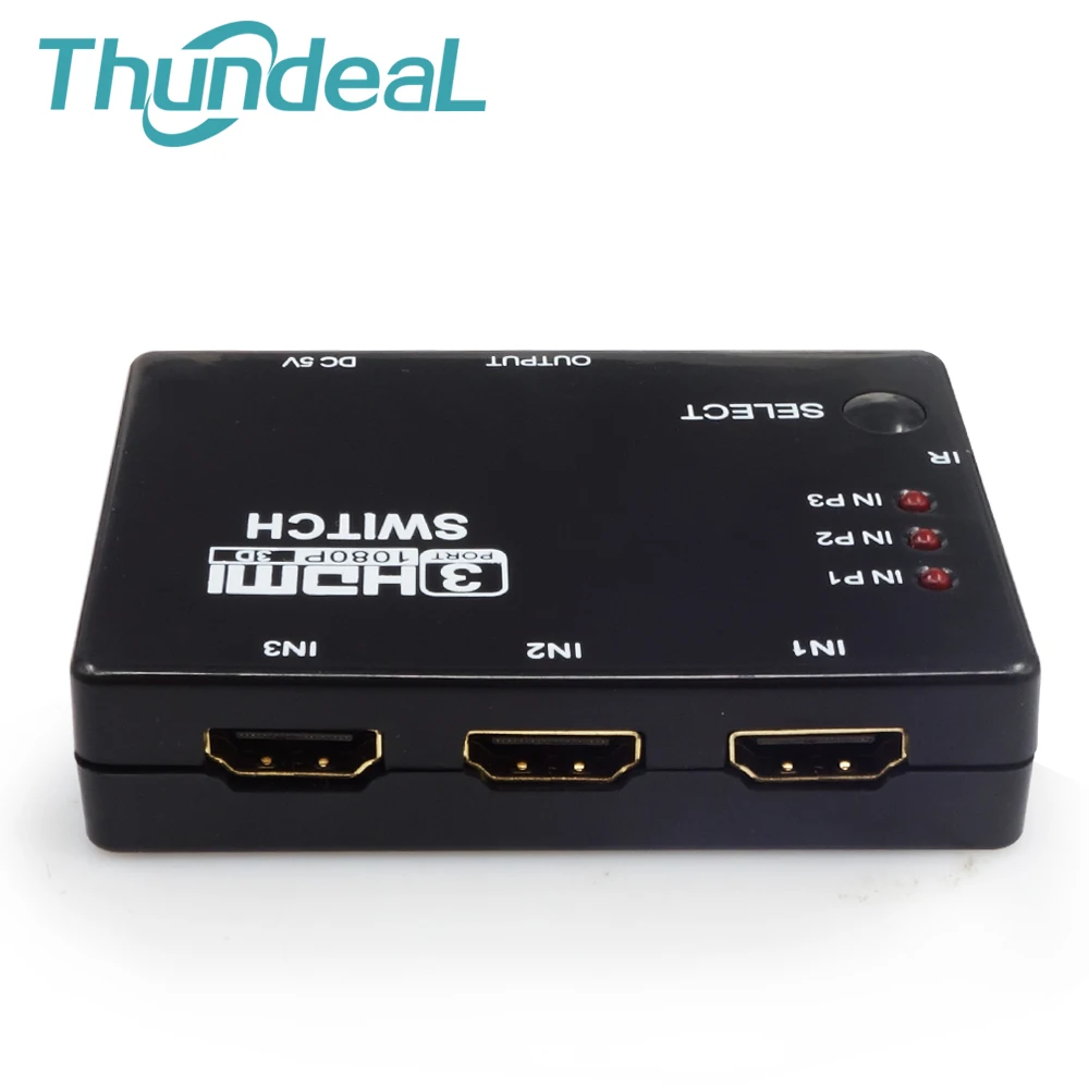 ThundeaL для PS3 Xbox HD ТВ DVD проектор не разветвитель HDMI преключатель 3/5 Вход до 1 Выход 1080