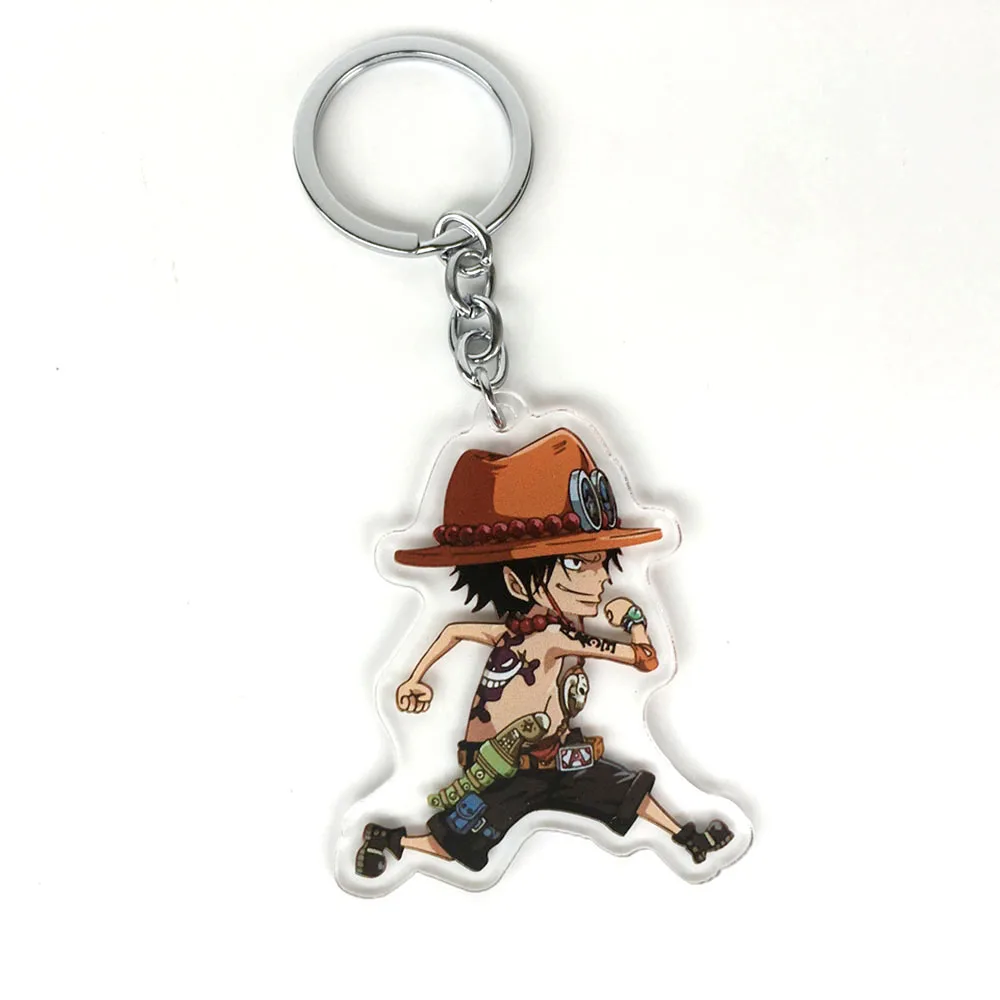 Цельный брелок Luffy Ace Nami Sabo Boa Hancock Zoro Chopper Trafalgar Law аниме акриловый