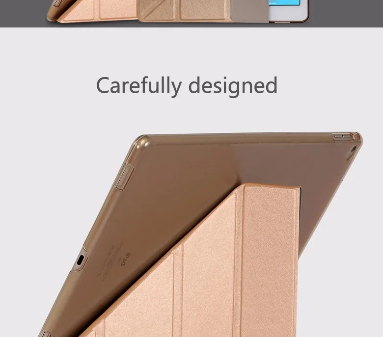 Для Apple iPad Pro 12,9 чехол для планшета Smart Sleep Wake Магнитный Тонкий роскошный кожаный раскладной силиконовый чехол GARUNK
