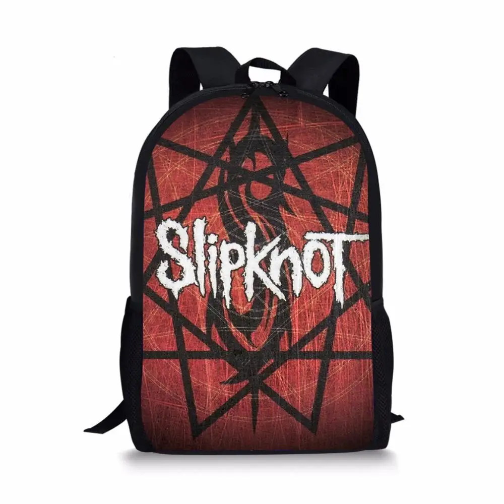 Мультфильм Slipknot печати Школа Книга сумка ортопедические Рюкзаки Дети школьный ранец для обувь мальчиков Подростковая для учебы mochila подарки - Цвет: LMYW325