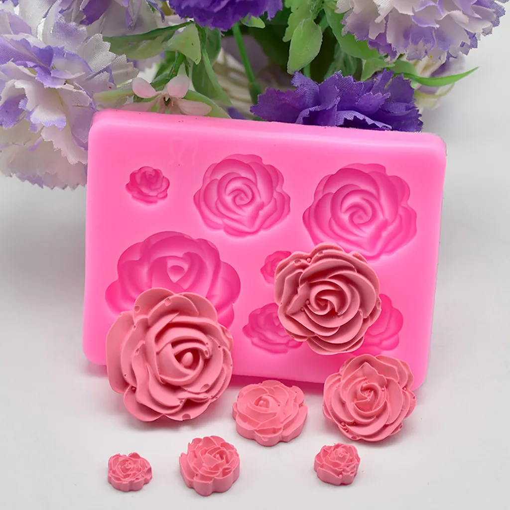 7 цветов силиконовая форма для торта желе конфет антипригарное покрытие