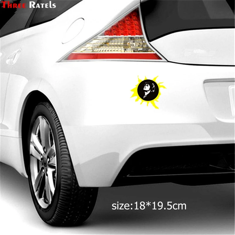 Three Ratels TZ-1251#18*19.5см виктор цой наклейки на авто полноцветные наклейки на машину автонаклейка стикер